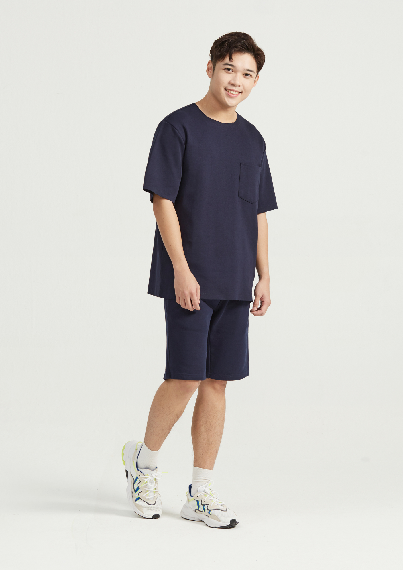 Silas Oversized T Shirt Navy Blue
